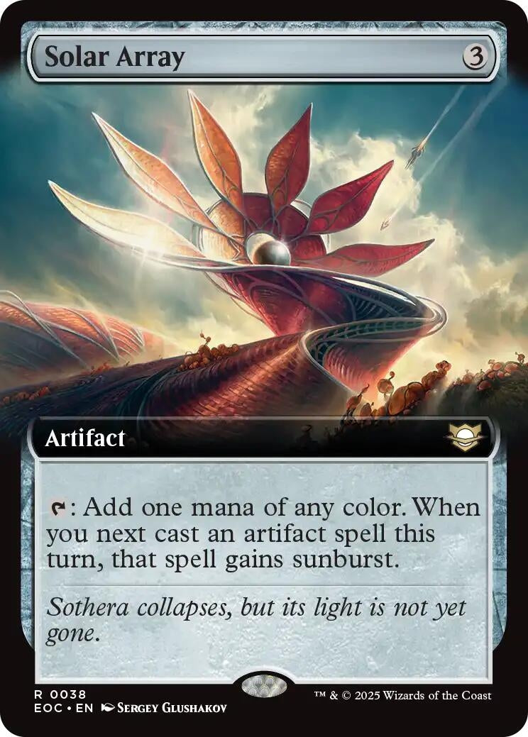 Image for Solar Array (Extended Art) (38) (EOC) - Magic: The Gathering