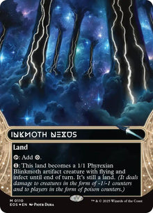 Image for Inkmoth Nexus (0110) (Borderless) (Galaxy Foil) (110) (EOS) - Magic: The Gathering