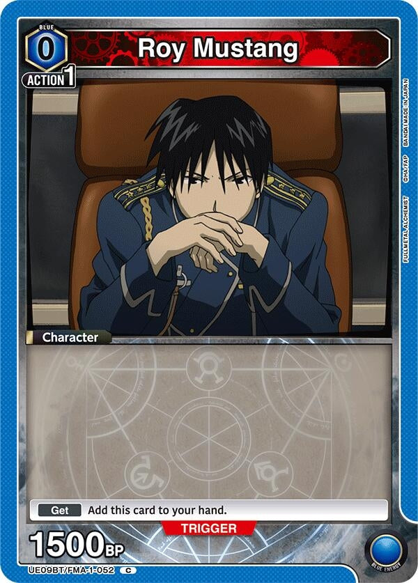 Roy Mustang (052) (Box Topper Foil) (UE09BT/FMA-1-052) (UE09BT)
