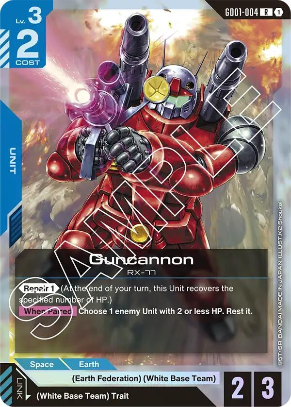 Image for Guncannon (GD01-004) (GD01) - Gundam Card Game