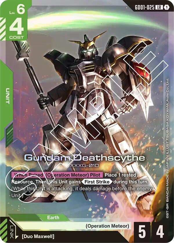 Image for Gundam Deathscythe (GD01-025) (GD01-025) (GD01) - Gundam Card Game