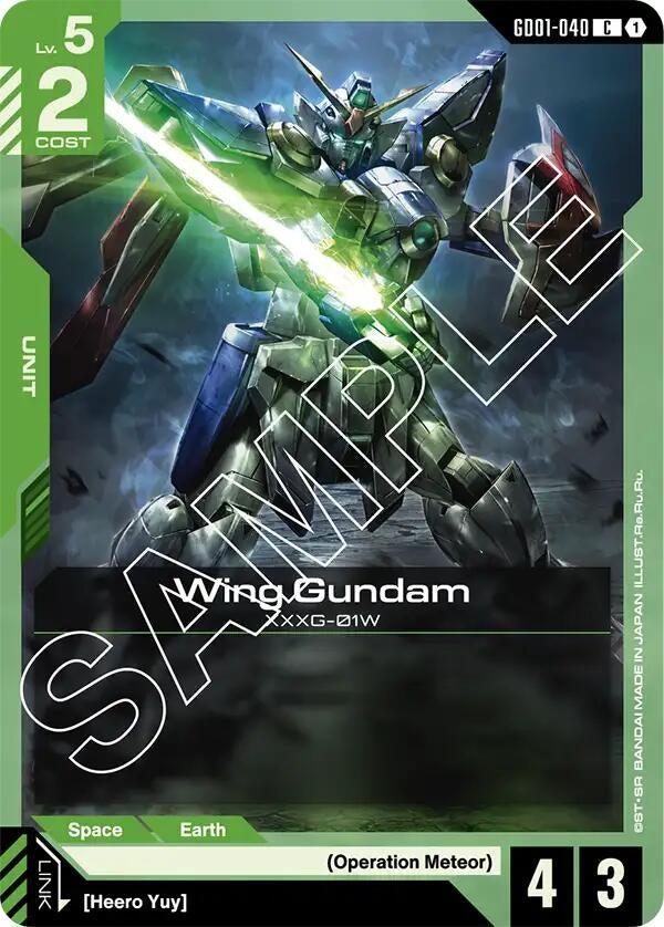 Image for Wing Gundam (GD01-040) (GD01-040) (GD01) - Gundam Card Game