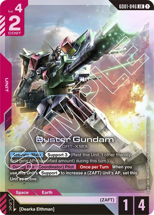 Image for Buster Gundam (GD01-046) (GD01) - Gundam Card Game