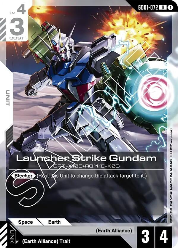 Launcher Strike Gundam (GD01-072) (GD01)