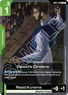 Rasid's Orders (GD01-110) (GD01)