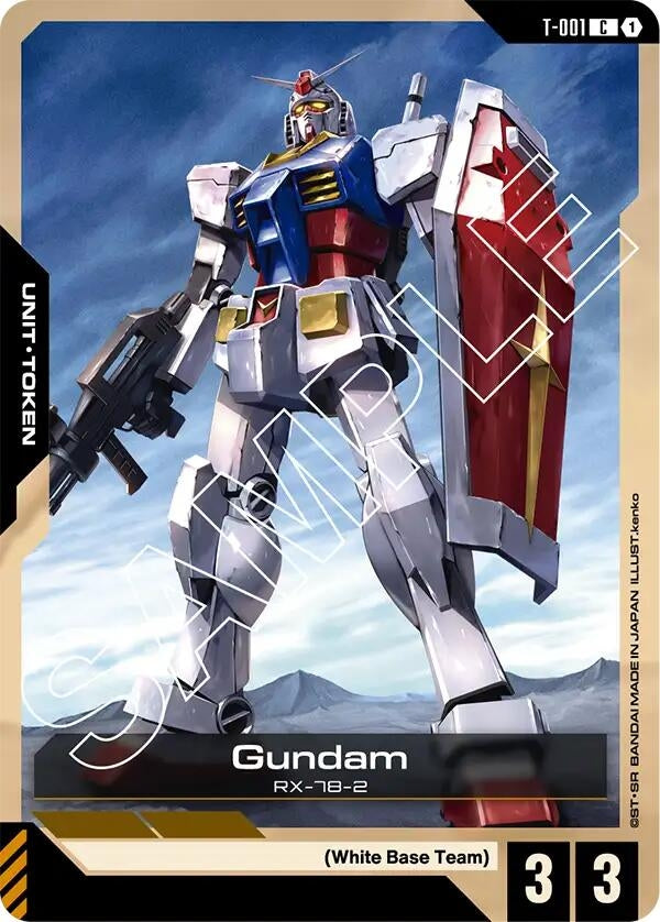 Image for Gundam (T-001) Token (T-001) (GD01) - Gundam Card Game