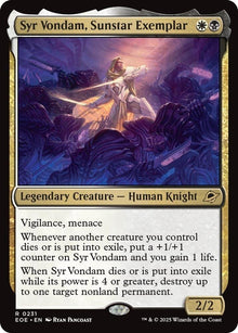 Image for Syr Vondam, Sunstar Exemplar (231) (EOE) - Magic: The Gathering