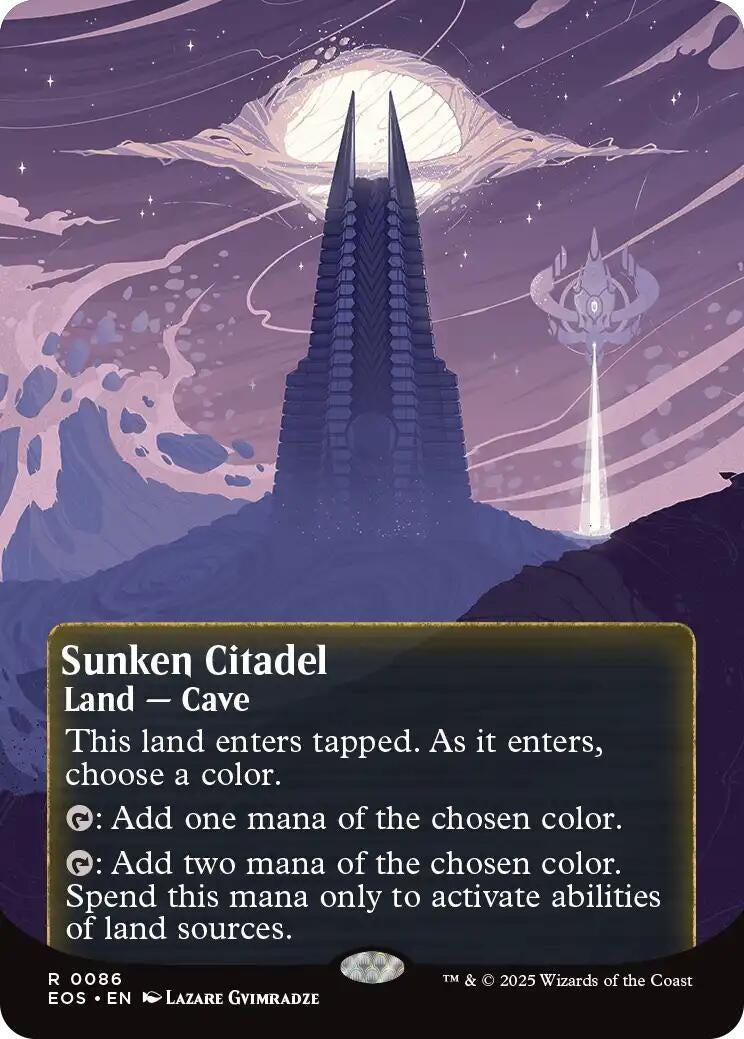 Image for Sunken Citadel (0086) (Borderless) (86) (EOS) - Magic: The Gathering