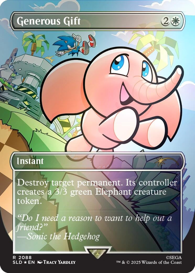 Image for Generous Gift (2088) (Rainbow Foil) (2088) (SLD) - Magic: The Gathering