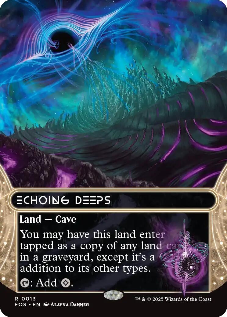 Image for Echoing Deeps (0013) (Borderless) (13) (EOS) - Magic: The Gathering