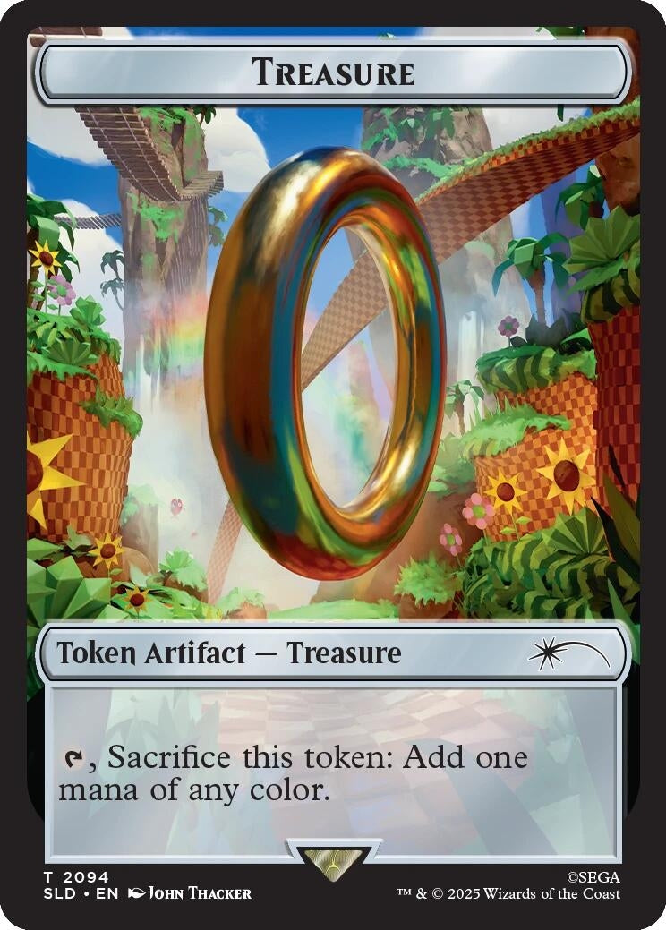 Image for Treasure Token (2094) (2094) (SLD) - Magic: The Gathering