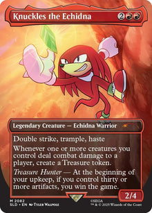 Image for Knuckles the Echidna (2082) (SLD) - Magic: The Gathering