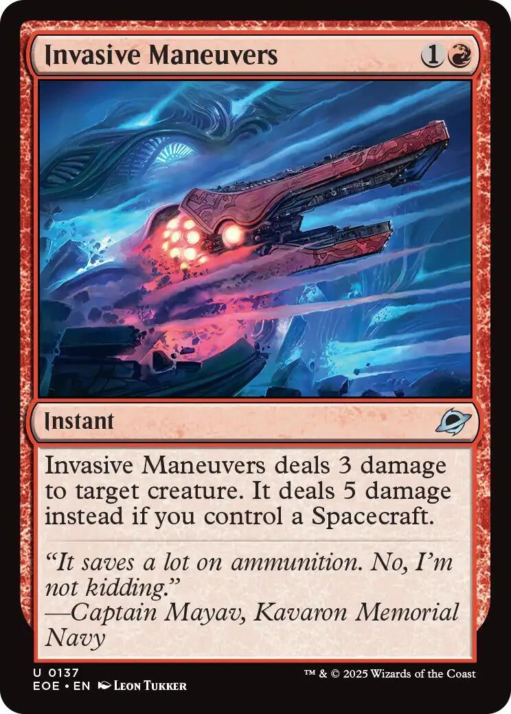 Invasive Maneuvers (137) (EOE)