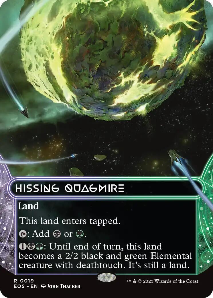 Image for Hissing Quagmire (0019) (Borderless) (19) (EOS) - Magic: The Gathering