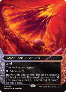 Image for Lavaclaw Reaches (0022) (Borderless) (22) (EOS) - Magic: The Gathering