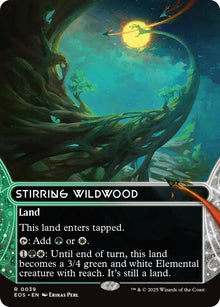 Image for Stirring Wildwood (0039) (Borderless) (39) (EOS) - Magic: The Gathering