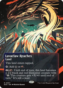 Image for Lavaclaw Reaches (0067) (Borderless) (67) (EOS) - Magic: The Gathering