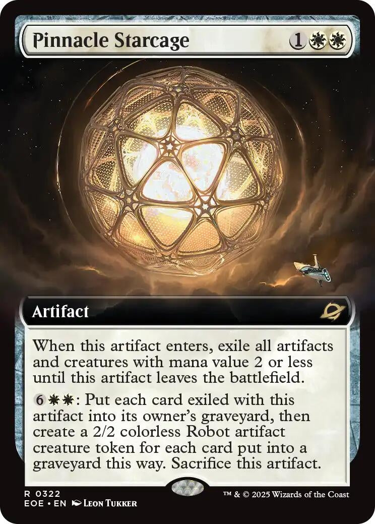 Image for Pinnacle Starcage (Extended Art) (322) (EOE) - Magic: The Gathering