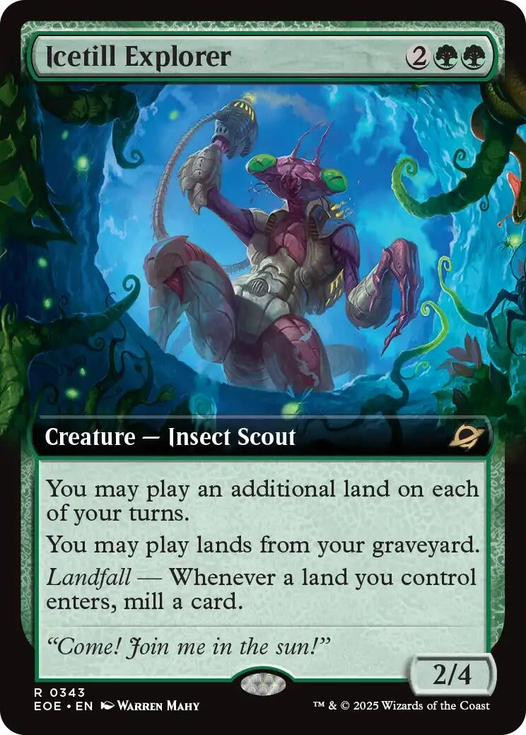 Image for Icetill Explorer (Extended Art) (343) (EOE) - Magic: The Gathering
