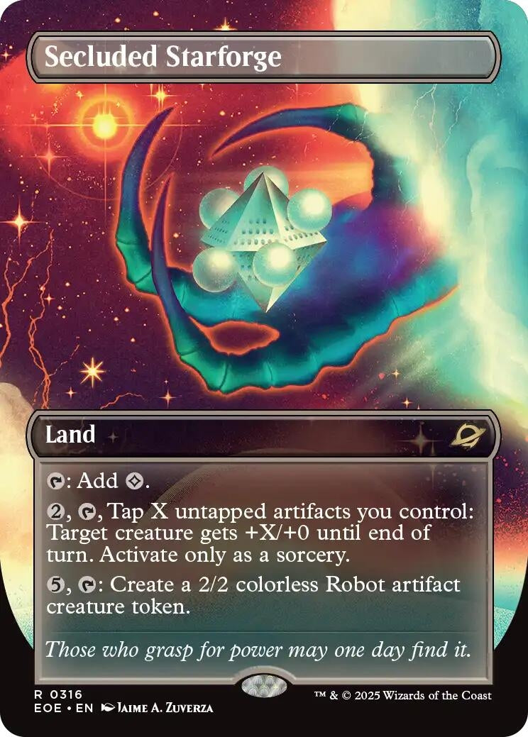 Secluded Starforge (Borderless) (316) (EOE)