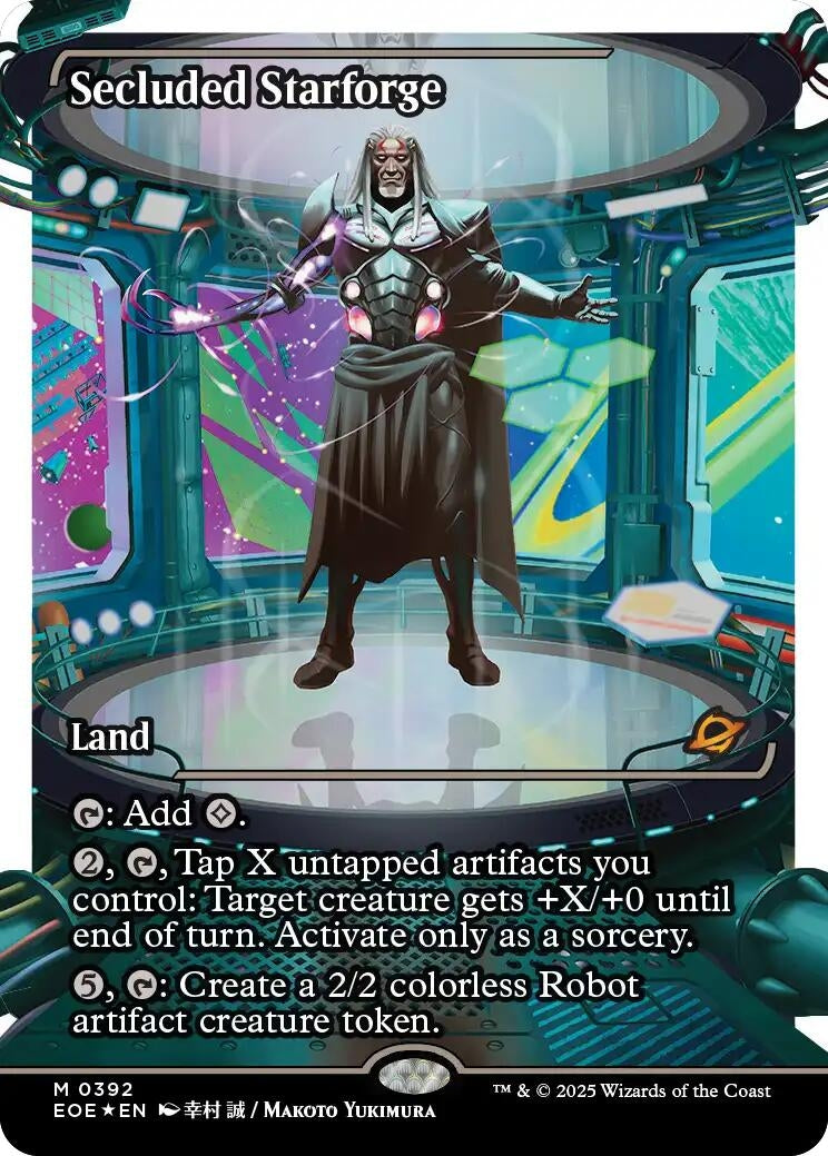 Image for Secluded Starforge (Showcase) (Fracture Foil) (392) (EOE) - Magic: The Gathering