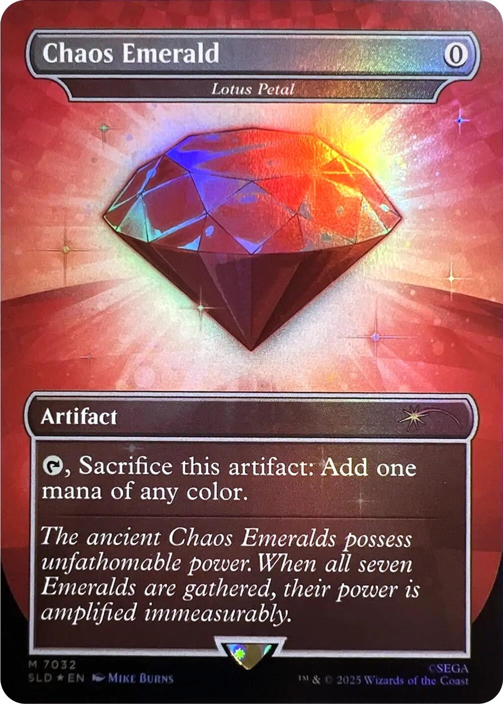 Image for Chaos Emerald - Lotus Petal (7032) (7032) (SLD) - Magic: The Gathering