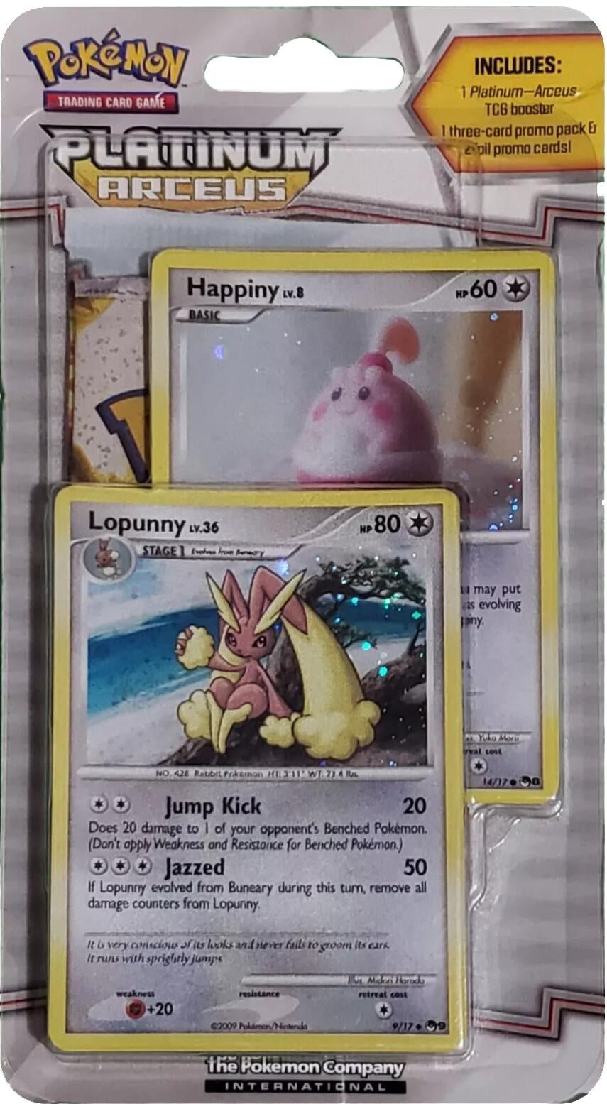 Image for Arceus Blister Pack (Happiny & Lopunny) - Pokemon