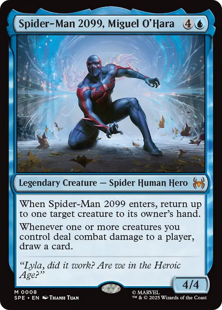 Image for Spider-Man 2099, Miguel O'Hara (8) (SPE) - Magic: The Gathering
