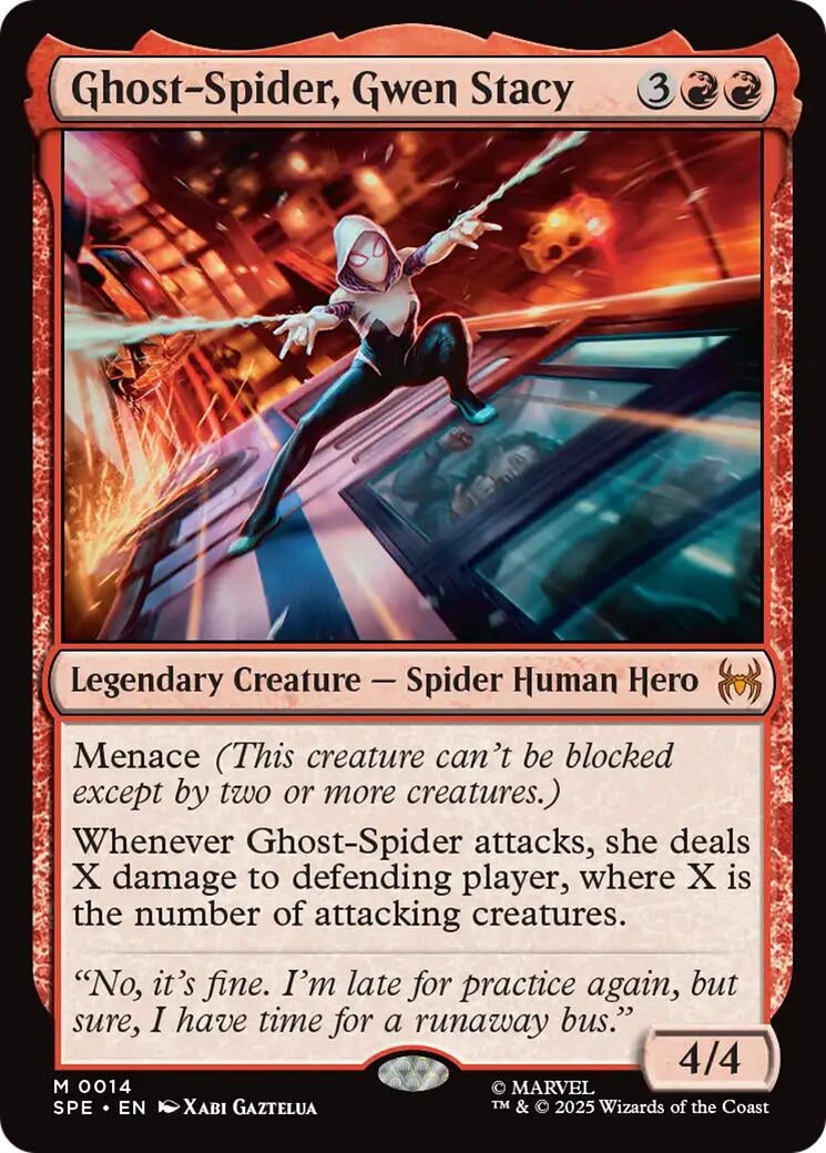 Image for Ghost-Spider, Gwen Stacy (14) (SPE) - Magic: The Gathering