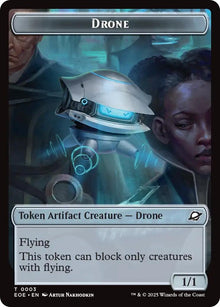 Drone // Lander (0006) Doubled-Sided Token (3 // 6) (EOE)