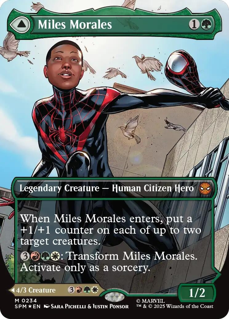 Miles Morales (0234) (Borderless) (234) (SPM)