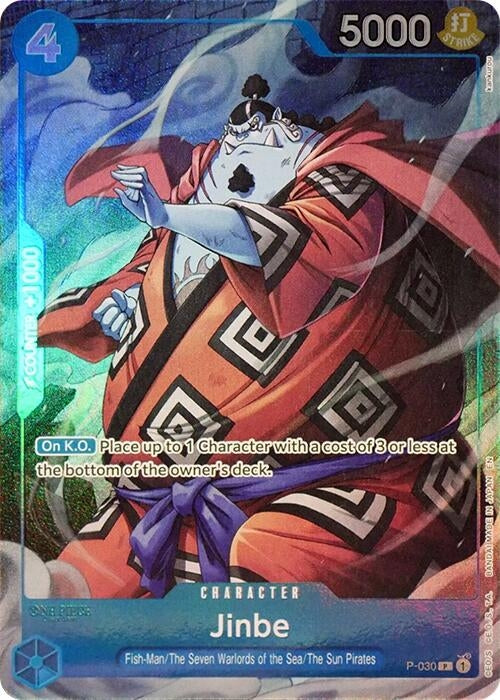 Image for Jinbe (Seven Warlords of the Sea Binder Set) (P-030) - One Piece Card Game