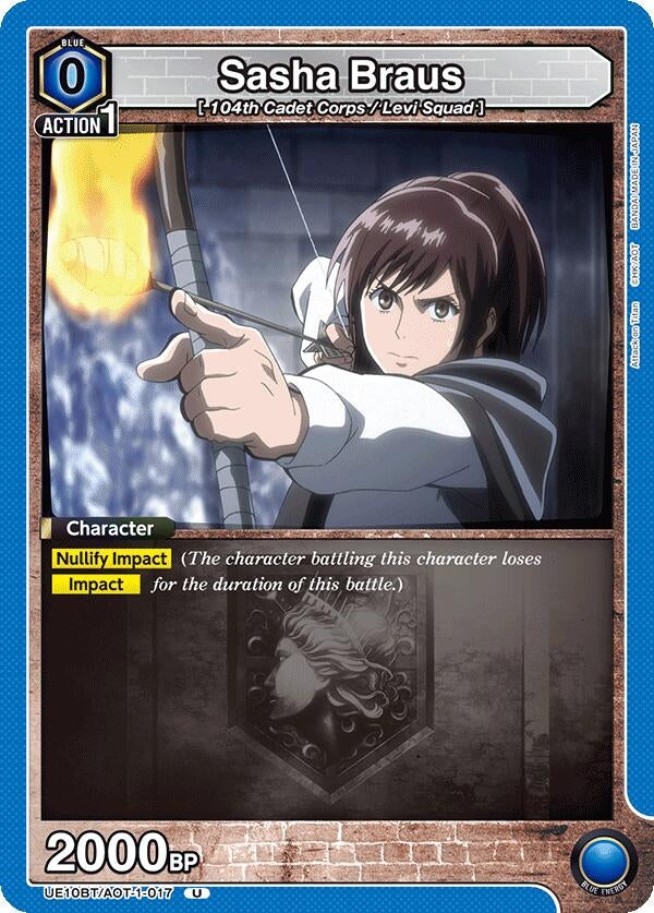 Sasha Braus (017) (UE10BT/AOT-1-017) (UE10BT)