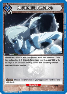 Historia's Resolve (UE10BT/AOT-1-033) (UE10BT)
