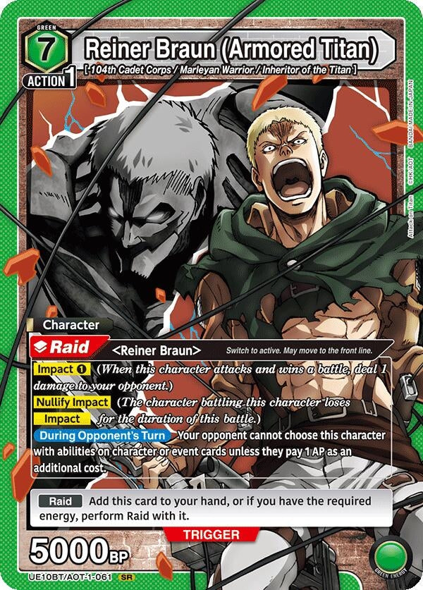 Reiner Braun (Armored Titan) (UE10BT/AOT-1-061) (UE10BT)