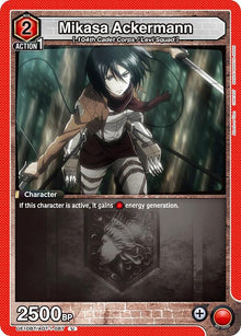 Mikasa Ackermann (087) (UE10BT/AOT-1-087) (UE10BT)