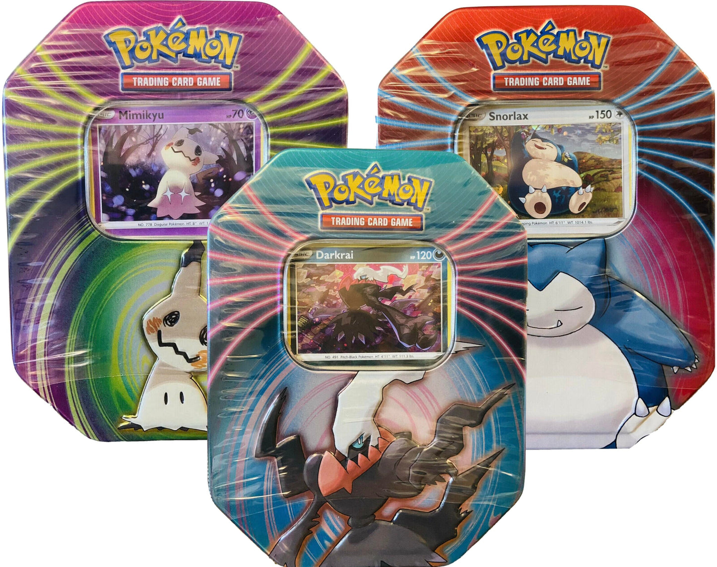 Image for Mighty Mysterious Tins [Set of 3] - Pokemon