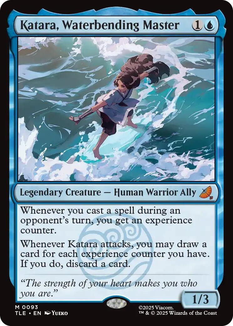 Image for Katara, Waterbending Master (93) (TLE) - Magic: The Gathering