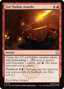 Image for Fire Nation Attacks (133) (TLA) - Magic: The Gathering