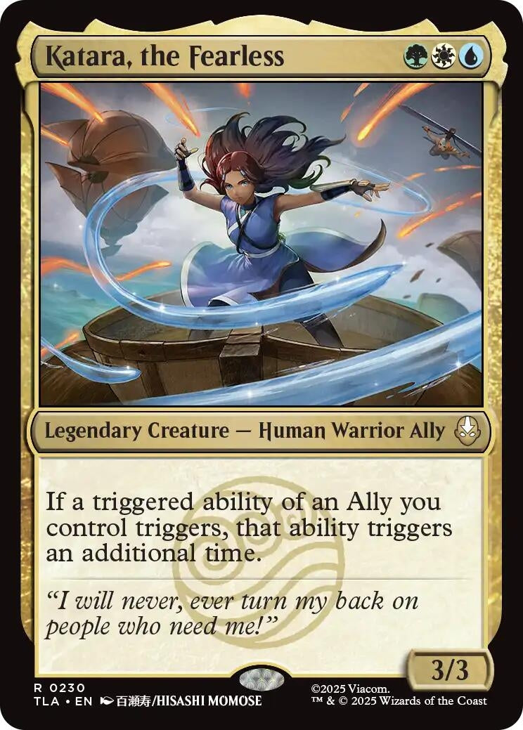 Image for Katara, the Fearless (230) (TLA) - Magic: The Gathering