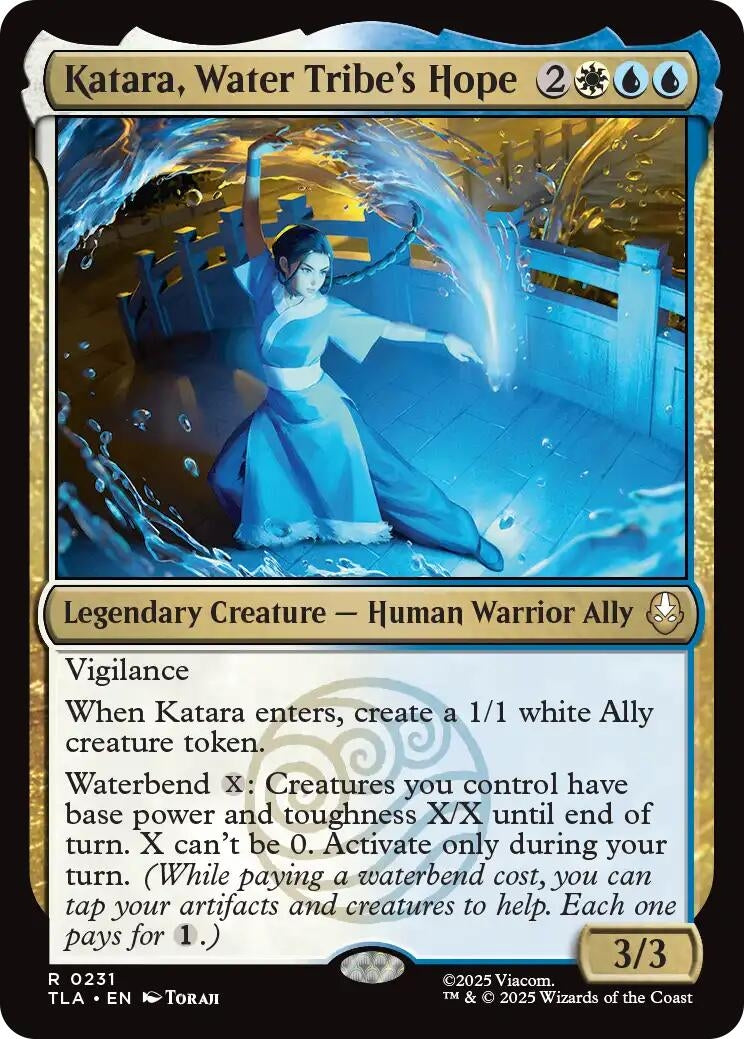 Image for Katara, Water Tribe's Hope (231) (TLA) - Magic: The Gathering