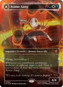Image for Avatar Aang (Raised Foil) (363) (TLA) - Magic: The Gathering