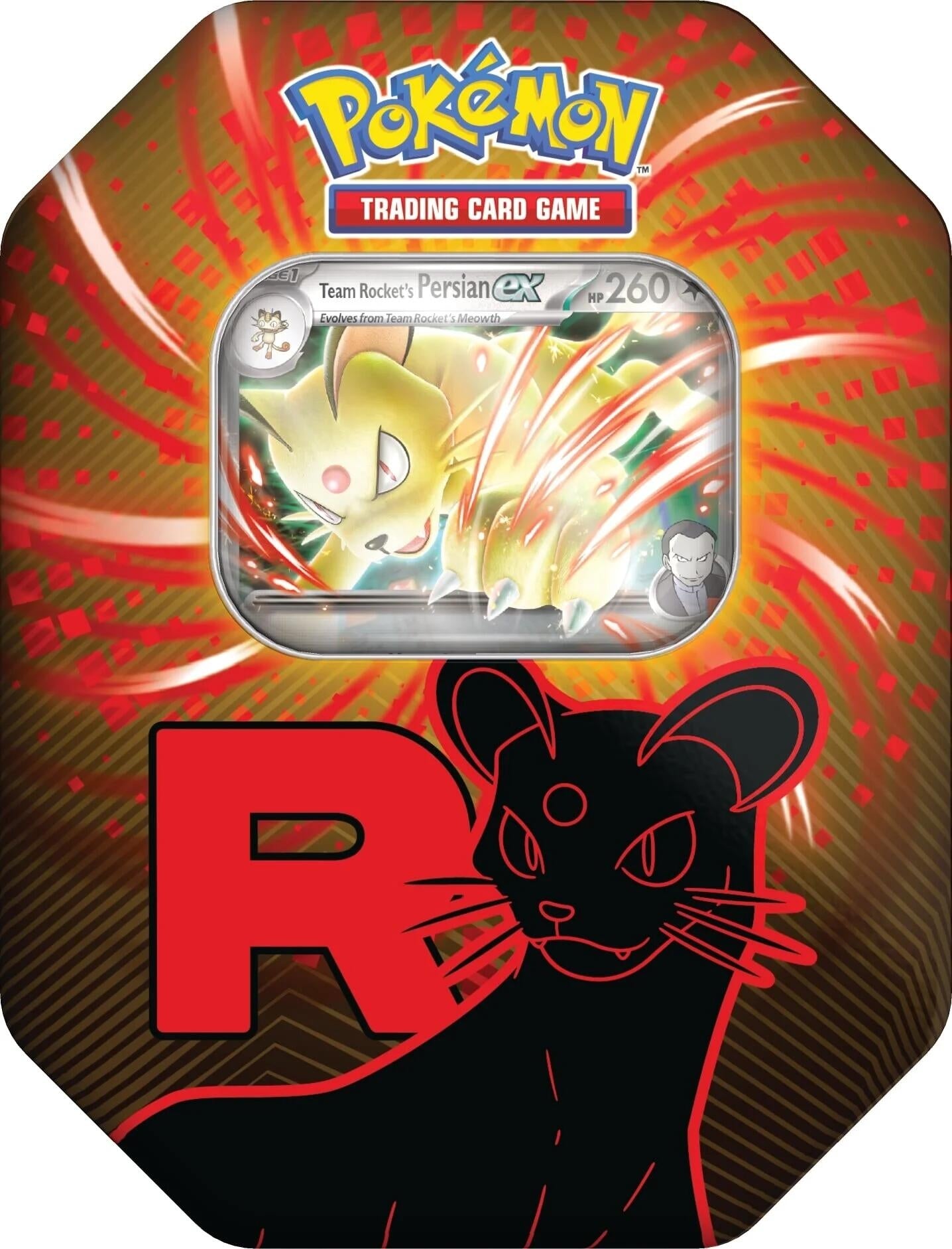 Image for Team Rocket Tin [Team Rocket's Persian ex] (International Version) - Pokemon