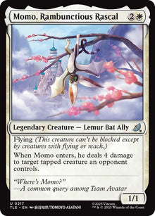 Image for Momo, Rambunctious Rascal (0217) (217) (TLE) - Magic: The Gathering