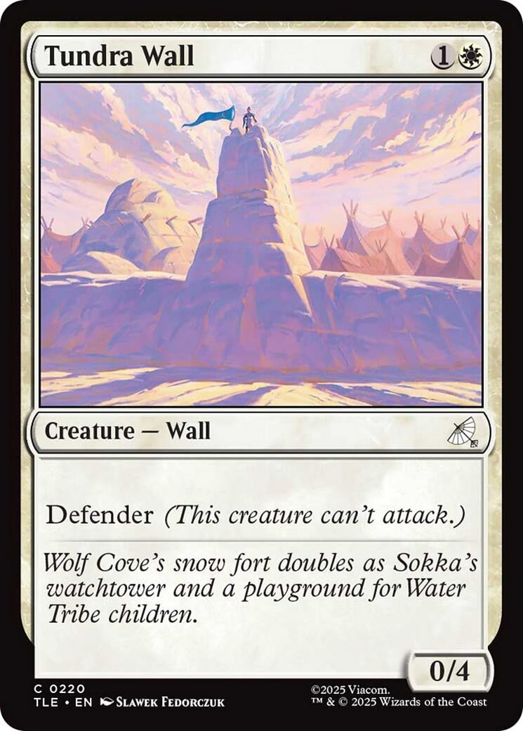Image for Tundra Wall (0220) (220) (TLE) - Magic: The Gathering
