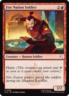 Image for Fire Nation Soldier (0238) (238) (TLE) - Magic: The Gathering