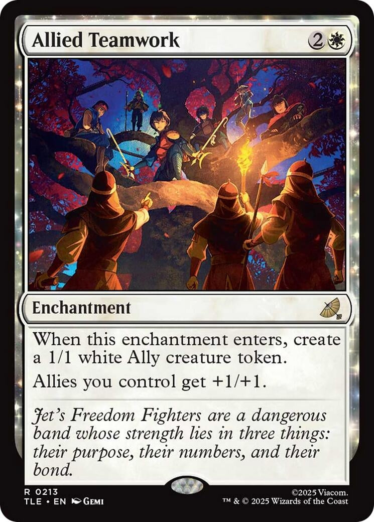 Image for Allied Teamwork (213) (TLE) - Magic: The Gathering