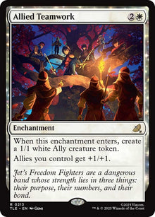 Image for Allied Teamwork (213) (TLE) - Magic: The Gathering