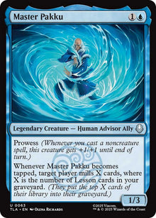 Image for Master Pakku (63) (TLA) - Magic: The Gathering