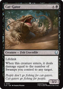 Image for Cat-Gator (91) (TLA) - Magic: The Gathering